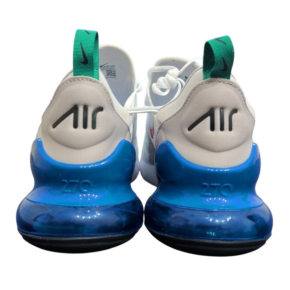 Nike Air Max 270 Mens Trainers 13 White Game Royal Shoes DV3731-100 EUC - Picture 4 of 10